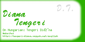 diana tengeri business card